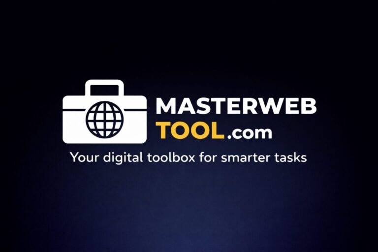 MasterWebTool digital toolbox website for online calculators, converters, and productivity tools